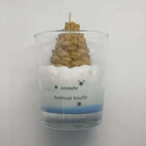 Sójová svíčka ve skle - Sněhové kouzlo Šiška